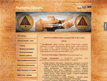 Tablet Screenshot of akademiadzwieku.com